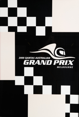 2000 Qantas Australian Grand Prix Melbourne Poster