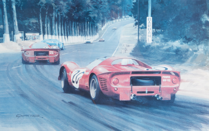GRAHAM TURNER 1967 Le Mans 24 Hours Print