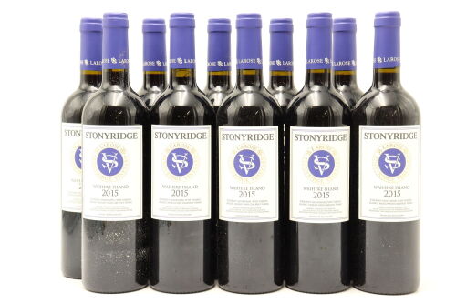 (10) 2015 Stonyridge Vineyard Larose, Waiheke Island