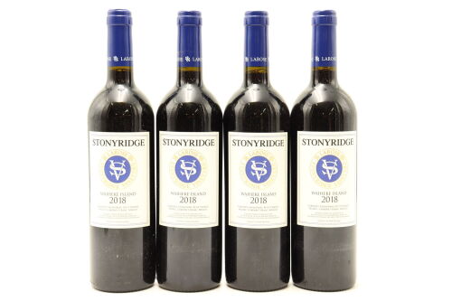 (4) 2018 Stonyridge Vineyard Larose, Waiheke Island
