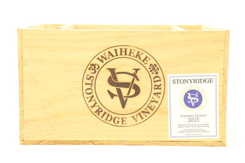 (6) 2015 Stonyridge Vineyard Larose, Waiheke Island (OWC)