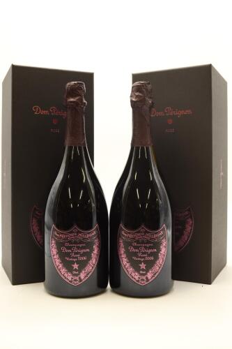 (2) 2006 Dom Perignon Rose, Champagne [JR18.5] [WS96] (GB)