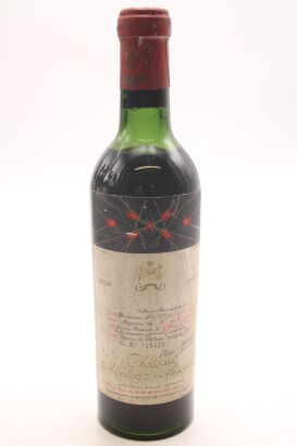 (1) 1959 Chateau Mouton Rothschild, Pauillac, 375ml [JR20] [RP100] (TS)