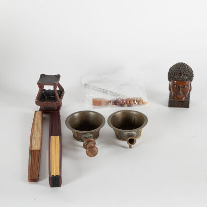 A Collection Of Ten Chinese Objects