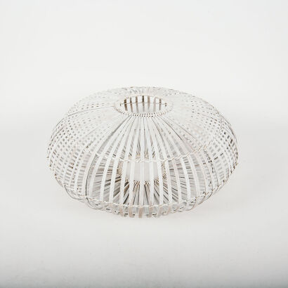 A White Hanging Style Lampshade