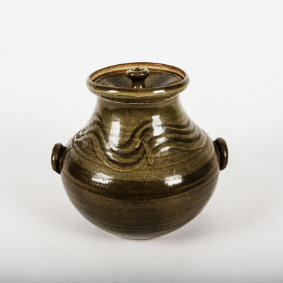 A Large Paul Tobin Lidded Pot