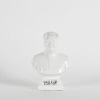 A White Porcelain Chairman Mao Bust