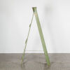 A Tall Vintage Wooden Ladder Matt Green - 2