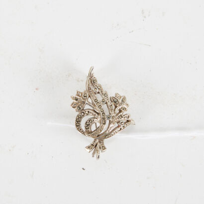 A Vintage Marcasite Brooch