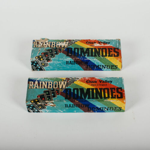 A Pair Of Chad Valley Rainbow Dominoes