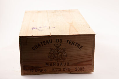 (12) 2003 Chateau du Tertre, Margaux (OWC)  ♦