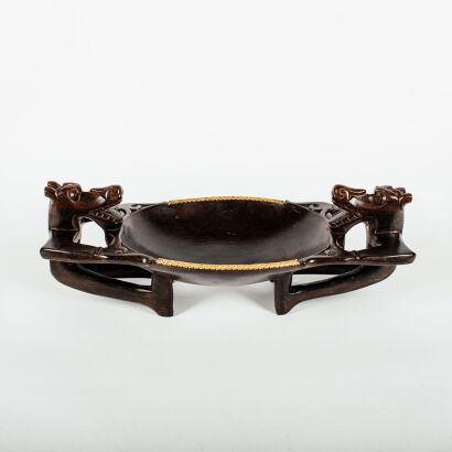 A Large Dayak Chieftains Bowl