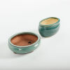 A Set Of Green Chinese Bonsai Pots - 2