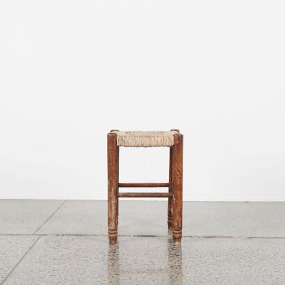 An Antique Egyptiion Rush Stool