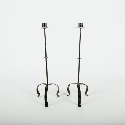 A Pair Of Candle Holders