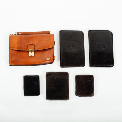 A Collection Of Leather Bags