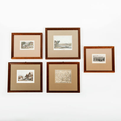 A Collection Of Five Landscape Prints