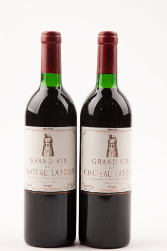 (2)1986 Chateau Latour, Pauillac (US) ♦