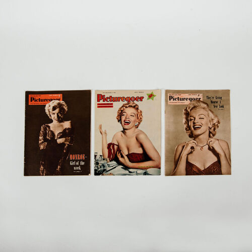 A Collection Of Three Magazines From Featuring Marilyn Monroe