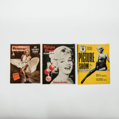 A Collection Of Three Magazines From Featuring Marilyn Monroe