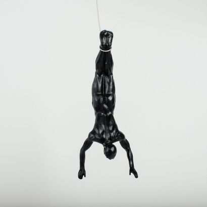 A Polyresin And Acyrlic Paint Hanging Sculpture