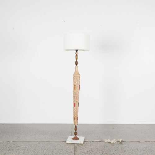 A Mid-Century Italian Brutalist Floor Lamp