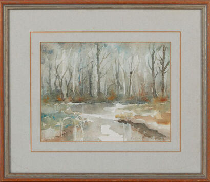 A Framed Original Landscape Watercolour