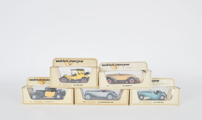 A lot of 5 Matchbox Models of Yesteryear