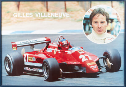 A Gilles Villeneuve Poster