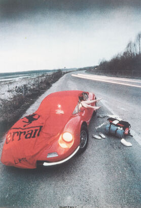 Ferrari Dino Poster "Thunderbolt"