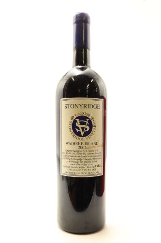 (1) 2002 Stonyridge Vineyard Larose, Waiheke Island, 1500ml
