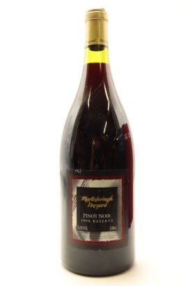 (1) 1998 Martinborough Vineyard Reserve Pinot Noir, Martinborough, 1500ml