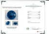 14ct White Gold, Tension Set .94ct Sapphire Ring by Danhov - 3