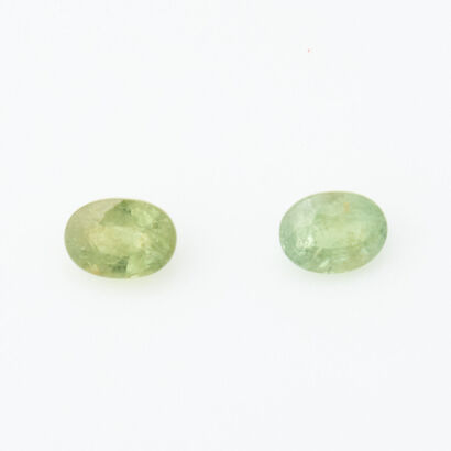 One Pair of matched Oval, 2.38ct Demantoid Garnets