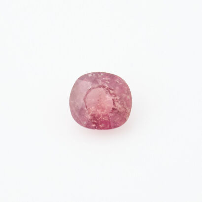 One, Loose, 2.44ct Cushion Cut Orange Sapphire Stone