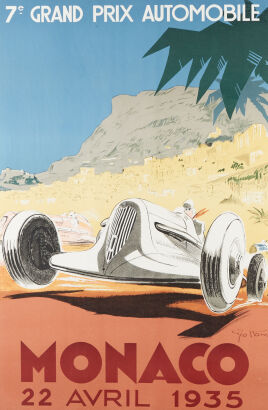 George Ham – 1935 Monaco Grand Prix Poster