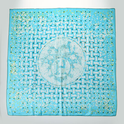 Herm&egrave;s Mosaique Au 24 100% Silk Scarf&nbsp;with Box