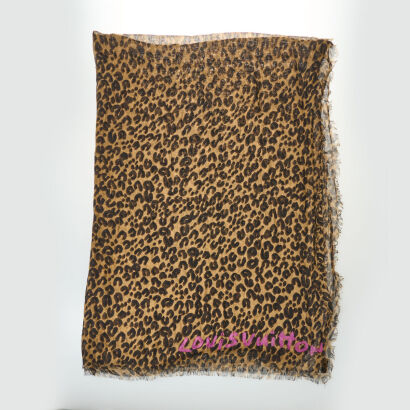 Louis Vuitton Patterned Scarf, 70% Cashmere 30% Silk
