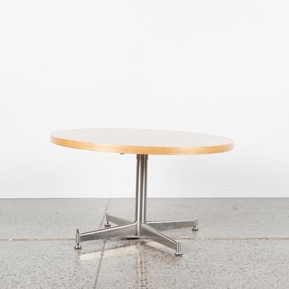A Circular Eames Style Coffee Table