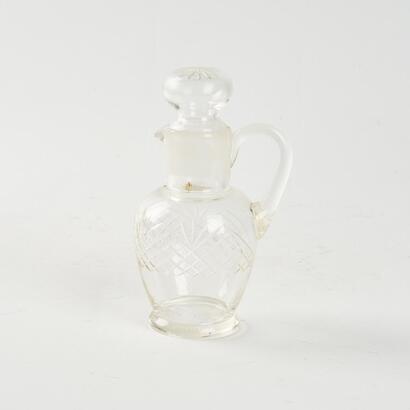 A Victorian Cut Glass Decanter