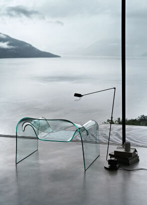 A Ghost Armchair by Cini Boeri for FIAM