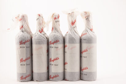 (5) 2001 Penfolds Bin 707 Cabernet Sauvignon, South Australia ♦