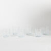 A Set Of Six Cut Glass Double Old Fashioned Glasses