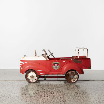A Gendron Pedal Fire Truck