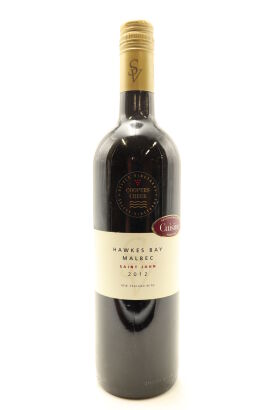 (1) 2012 Coopers Creek Select Vineyards 'Saint John' Malbec, Hawke's Bay