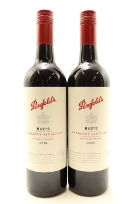 (2) 2014 Penfolds Max's Cabernet Sauvignon, South Australia