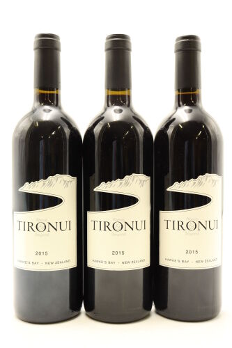 (3) 2015 Tironui Estate Malbec - Merlot - Cabernet, Hawke's Bay