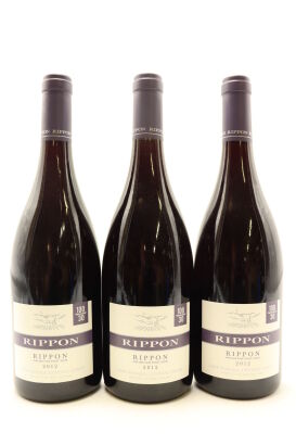 (3) 2012 Rippon Mature Vines Pinot Noir, Wanaka
