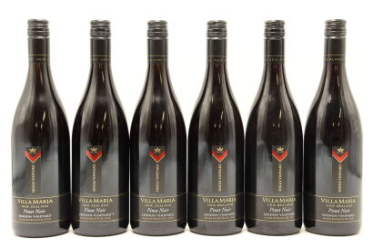 (6) 2012 Villa Maria Single Vineyard Seddon Pinot Noir, Marlborough [JR16] [BC95]