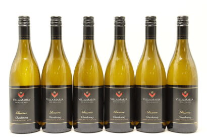 (6) 2016 Villa Maria Reserve Chardonnay, Marlborough